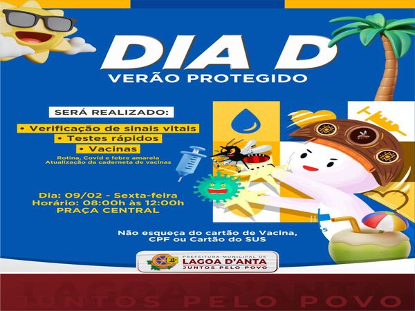 DIA D - 
VERÃO PROTEGIDO 