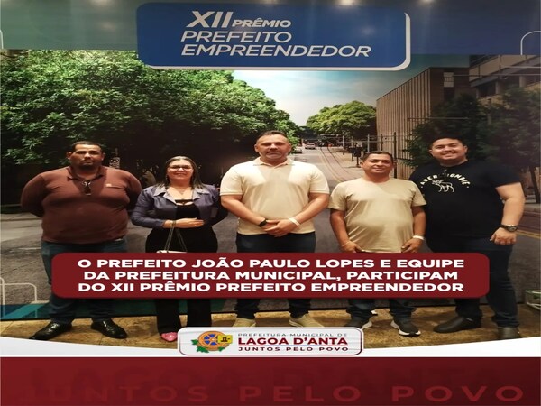 O prefeito João Paulo representou Lagoa d